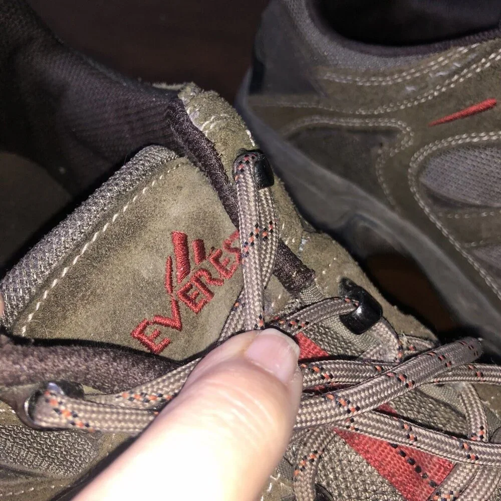 EVEREST Mens Leather Brown Hiking Boots Size 12 Ankle Utility‎ Outdoors - Picture 13 of 13